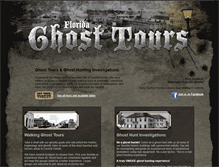 Tablet Screenshot of flghosttours.com